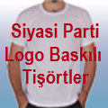 Siyasi Parti Logo Baskılı Seçim Tişörtleri
