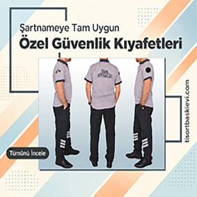 Özel Güvenlik Kıyafetleri Kendin Tasarla