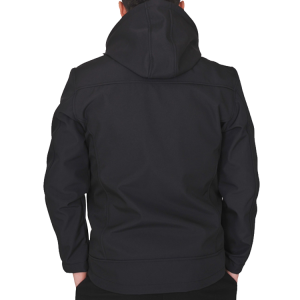 SoftShell Kapüşonlu Mont Siyah SoftShell Kapüşonlu Mont Siyah