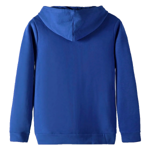 Kapşonlu Fermuarlı Sweatshirt Saks Mavi Kapşonlu Fermuarlı Sweatshirt Saks Mavi