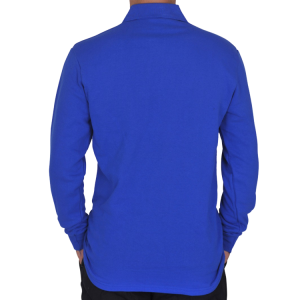 Polo Yaka Sweatshirt Saks Mavi Polo Yaka Sweatshirt Saks Mavi