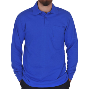 Polo Yaka Sweatshirt Saks Mavi Polo Yaka Sweatshirt Saks Mavi