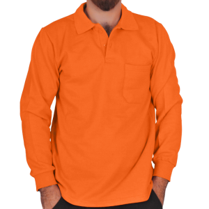 Polo Yaka Sweatshirt Turuncu Polo Yaka Sweatshirt Turuncu