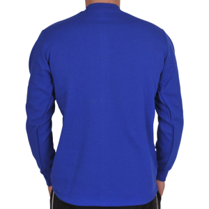 Toptan Sıfır Yaka Sweatshirt Saks Mavi Toptan Sıfır Yaka Sweatshirt Saks Mavi