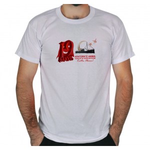 19 Mayıs Atatürkü Anma ve Gençlik Bayramı Baskılı Tişört 10