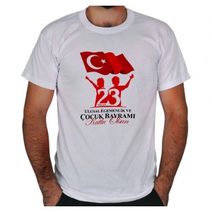 23 Nisan Çocuk Bayramı Baskılı Tişört 7 23 Nisan Çocuk Bayramı Baskılı Tişört 7