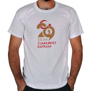 29 Ekim Cumhuriyet Bayramı Baskılı Tişört 5