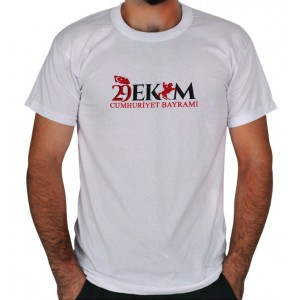 29 Ekim Cumhuriyet Bayramı Baskılı Tişört 6