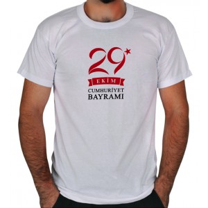 29 Ekim Cumhuriyet Bayramı Baskılı Tişört 8 29 Ekim Cumhuriyet Bayramı Baskılı Tişört 8
