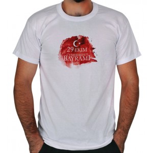 29 Ekim Cumhuriyet Bayramı Baskılı Tişört 9