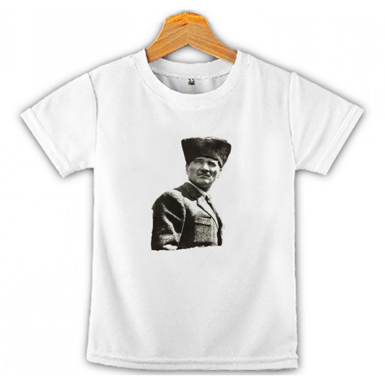 Atatürk Baskılı Çocuk Tişört 10