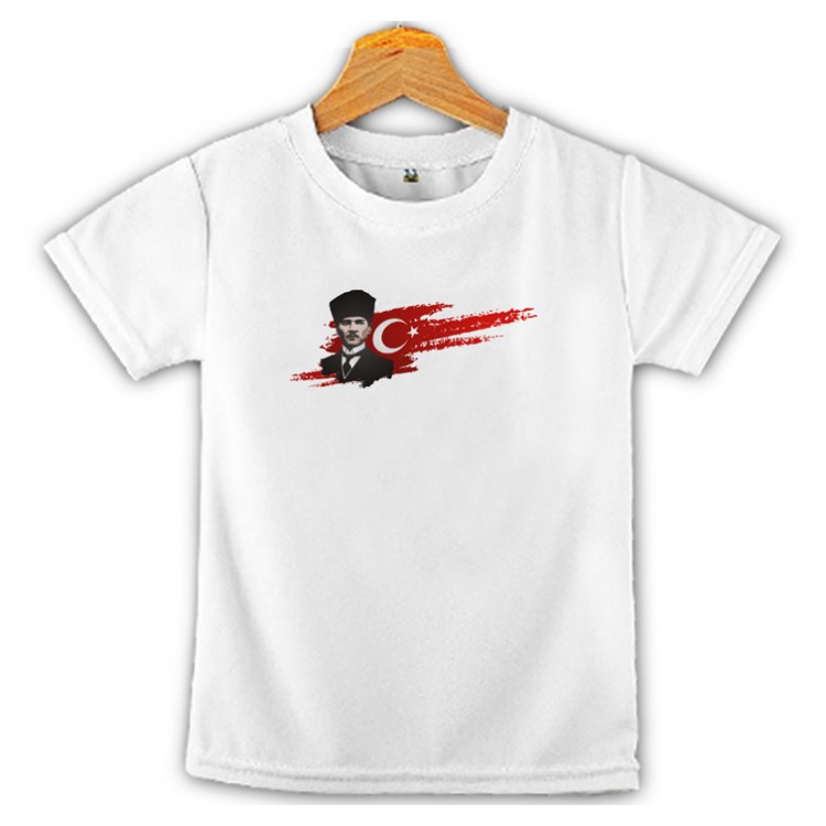 Atatürk Baskılı Çocuk Tişört 14