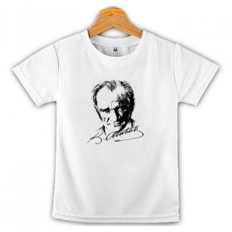 Atatürk Baskılı Çocuk Tişört 2