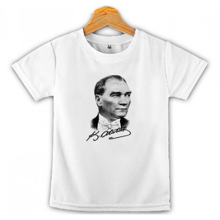 Atatürk Baskılı Çocuk Tişört 3