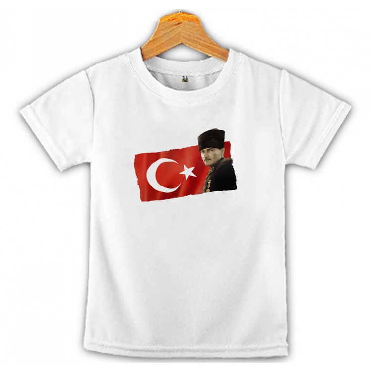 Atatürk Baskılı Çocuk Tişört 5