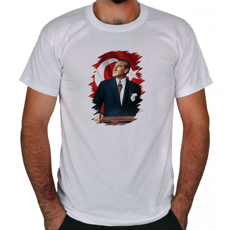 Atatürk Baskılı Tişört 1