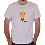 AK Parti Logo Baskılı Tişörtleri
