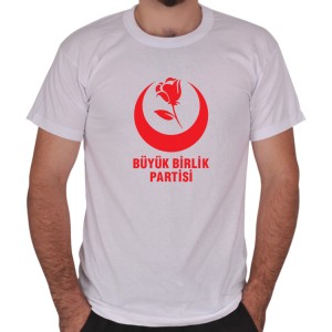 Parti (Büyük Birlik Partisi) Logo Baskılı Tisort Parti (Büyük Birlik Partisi) Logo Baskılı Tisort
