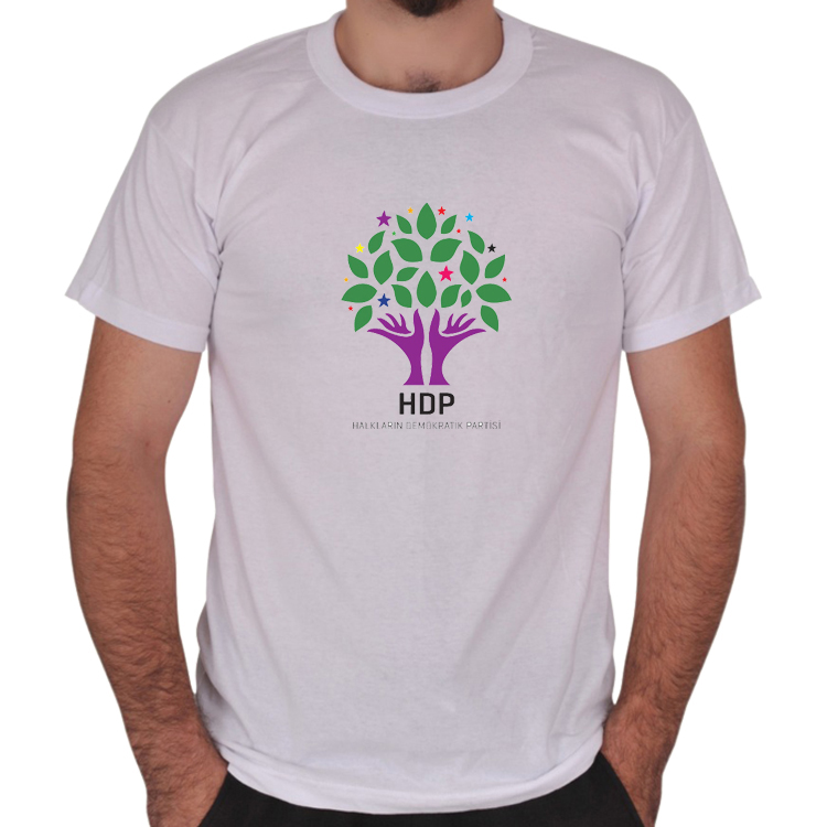 Parti (HDP Parti) Logo Baskılı Tişört