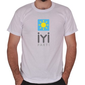 Parti (İyi Parti) Logo Baskılı Tişört Parti (İyi Parti) Logo Baskılı Tişört