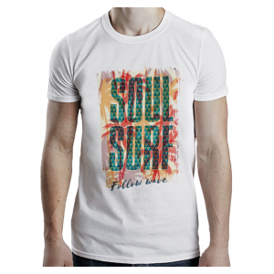 Soul Surf Baskili Tisort Soul Surf Baskili Tisort