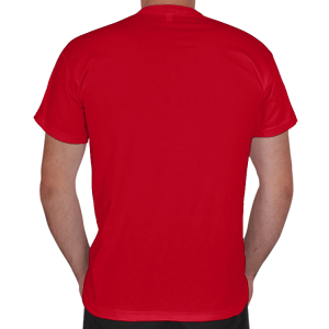 Toptan Bisiklet Yaka Tişört Kırmızı