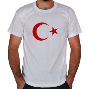 Türk Bayrağı Ay Yıldız Baskılı Tişört 3 Türk Bayrağı Ay Yıldız Baskılı Tişört 3
