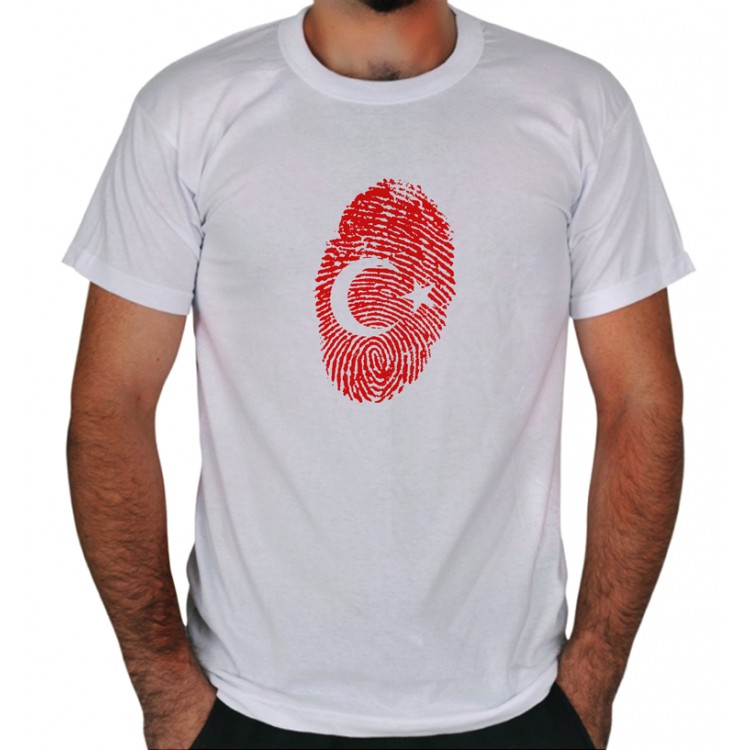 Türk Bayrağı Ayyıldız Baskılı Tişört 8
