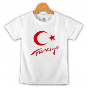 Türk Bayrağı Ay Yıldız Baskılı Çocuk Tişört 7 Türk Bayrağı Ay Yıldız Baskılı Çocuk Tişört 7